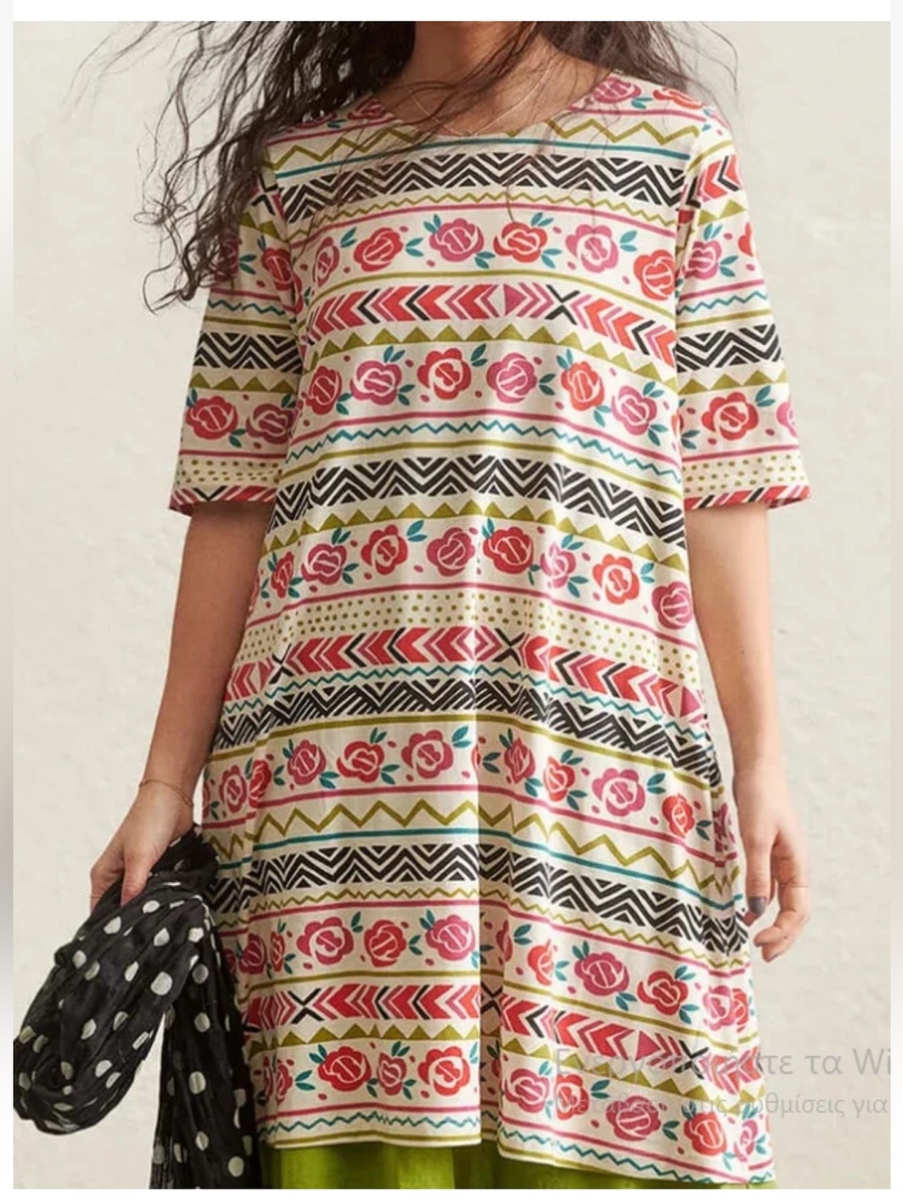 GUDRUN Sjoden GUATEMALA sz M dress cotton/modal a-line medium